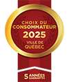 Choix du consommateur 2025 Ville de Québec.